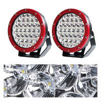 2x 7inch 280w LED Driving Light Red Spotlight Lightfox EX Series