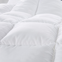 500GSM Soft Goose Feather Down Quilt Duvet Doona 95% Feather 5% Down All-Seasons - King Single - White