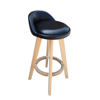 Milano Decor Phoenix Barstool Black Chairs Kitchen Dining Chair Bar Stool One Pack