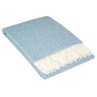 Chiswick Throw - Merino Wool/Cashmere - Blue