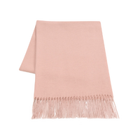 Paddington Scarf Fine Merino Wool Blend - Blush