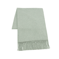 Paddington Scarf Fine Merino Wool Blend - Grey