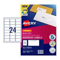AVERY IP Label J8159 24Up Pack of 50