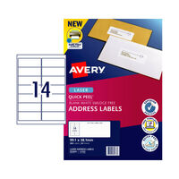 AVERY Laser Label L7163 14Up Pack of 20