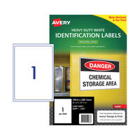 AVERY Laser Label L7067 1Up Pack of 25