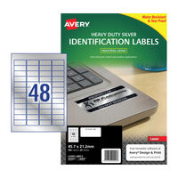 AVERY Laser Label HD L6009 48Up Pack of 20