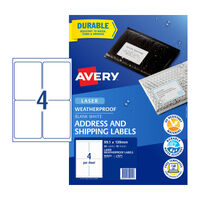 AVERY Laser Label L7071 4Up Pack of 10