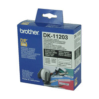 BROTHER DK11203 White File Folder Labels 17mm X 87mm 300 Labels