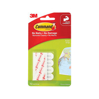 COMMAND Strips 17024ANZ Pack of 12 Box of 6