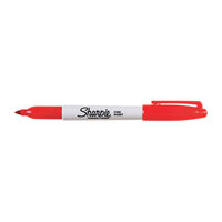 SHARPIE Permanent Marker Fine Point Red Box of 12