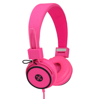 MOKI Hyper Pink Headphones