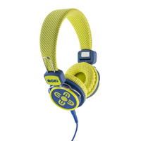 MOKI Kid Safe Volume Limited Yellow & Blue Headphones