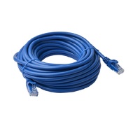 8WARE Cat6a UTP Ethernet Cable 10m Snagless Blue