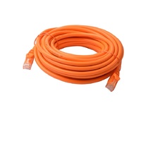 8WARE Cat6a UTP Ethernet Cable 10m Snagless Orange