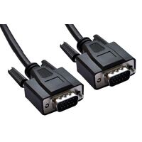 ASTROTEK VGA Cable 3m - 15 pins Male to 15 pins Male for Monitor PC Molded Type Black CBDB15SVGA3M