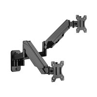 Brateck Dual Monitor Wall Mounted Gas Spring Monitor Arm 17'-32',Weight Capacity per screen8kg