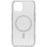 OTTERBOX Apple iPhone 13 Symmetry Series + Clear Antimicrobial Case for MagSafe - Ant Clear (77-85644) - Wireless charging compatible