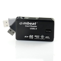 MBEAT USB 20 All In One Card Reader - Supports SD/SDHC/CF/MS/XD/MicroSD /MicroSD HC / SONY M2 without adaptor