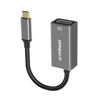 MBEAT Elite USB-C to VGA Adapter - Coverts USB-C to VGA Female Port, Supports up to1920×1080@60Hz - Space Grey