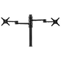 Atdec Dual display monitor arm AFS-AT-DC BLACK 1 x AF-AT-B 525mm long pole with 422mm articulated arm + 1 x AF-AA-B Accessory monitor arm for AF-AT