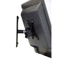 Atdec Spacedec Display Direct Wall Mount Black - Swivel mount. Max load 25kg. VESA 75x75 100x100
