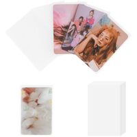 100 Packs Photocard Sleeves, 200Microns Kpop (Unsealable)