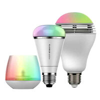 MiPow Playbulb STUDIO Gift Set Novelty LED Light Bulb & Candle Bluetooth Audio