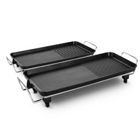 48cm 68cm Electric BBQ Grill Teppanyaki Tough Non-Stick Surface Hot Plate Kitchen Bundle