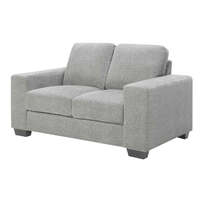 Morgan 2 Seater Fabric Sofa Light Grey