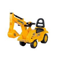 Ride-on Childrens Toy Excavator Truck (Yellow)