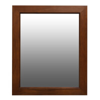 Ascot Solid Mahogany Timber Mirror (Mahogany)