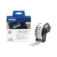 Brother DK22211 Continuous Length Paper Label Tape 29mm x 15.24m - for use in Brother Printer