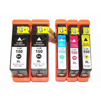 Compatible Premium  No. 150XL High Yield Inkjet Cartridge Set of 5  - 2BK,1C,1M,1Y (14N1614AAN - 14N1618AAN) - for use in Lexmark Printers