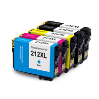 Compatible Premium 212XL High Yield Inkjet Cartridge Set of 5 - 2BK,1C,1M,1Y (C13T02X192-C13T02X492) - for use in Epson Printers