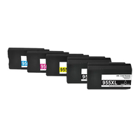 Compatible Premium 955XL High Yield Inkjet Cartridges Set of 5  - 2BK,1C,1M,1Y (L0S63AA - L0S72AA) - for use in HP Printers