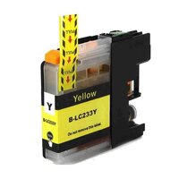 Compatible Premium Ink Cartridges LC233Y  Yellow Cartridge  - for use in Brother Printers