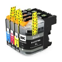 Compatible Premium Ink Cartridges LC237XL / LC235XL  Set of 4 - Bk/C/M/Y - for use in Brother Printers