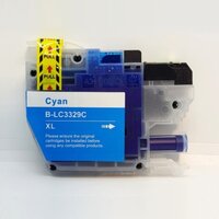 Compatible Premium Ink Cartridges LC3329XLC  High Yield Cyan Ink  - for use in Brother Printers