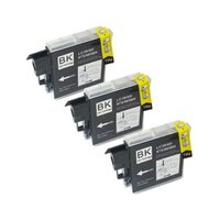 Compatible Premium Ink Cartridges LC39BK  Black Triple Pack - for use in Brother Printers