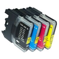 Compatible Premium Ink Cartridges LC67 / LC38  Set of 4 - Bk/C/M/Y  - for use in Brother Printers
