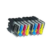 Compatible Premium Ink Cartridges LC67 / LC38  Set of 8 (Bk/C/M/Y x 2 ea)  - for use in Brother Printers