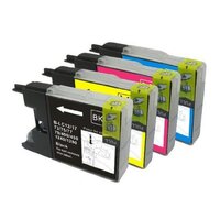 Compatible Premium Ink Cartridges LC77XL  Set of 4 Inks - Bk/C/M/Y - Save $ - for use in Brother Printers
