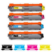 Compatible Premium 2 set x TN251/ TN255 Combo Toner - for use in Brother Printers
