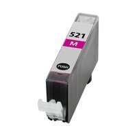 Compatible Premium Ink Cartridges CLI521M  Magenta Ink - for use in Canon Printers