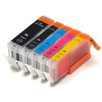 Compatible Premium Ink Cartridges PGI650XL + CLI651XL  Bundle - 5 Cartridges - for use in Canon Printers