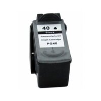 Compatible Premium Ink Cartridges PG40 Remanufactured Black Cartridge - for use in Canon Printers