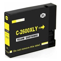 Compatible Premium Ink Cartridges PGI2600XLY  XL Yellow Ink - for use in Canon Printers