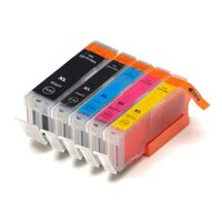 Compatible Premium Ink Cartridges PGI655XL / CLI651XL  Bundle - 5 Cartridges - for use in Canon Printers