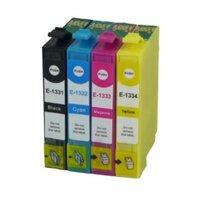 Compatible Premium Ink Cartridges 133  Cartridge Set of 4 (Bk/C/M/Y) - for use in Epson Printers