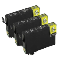 Compatible Premium 3 x 220XLBK  High Yield Black Ink Cartridge - for use in Epson Printers